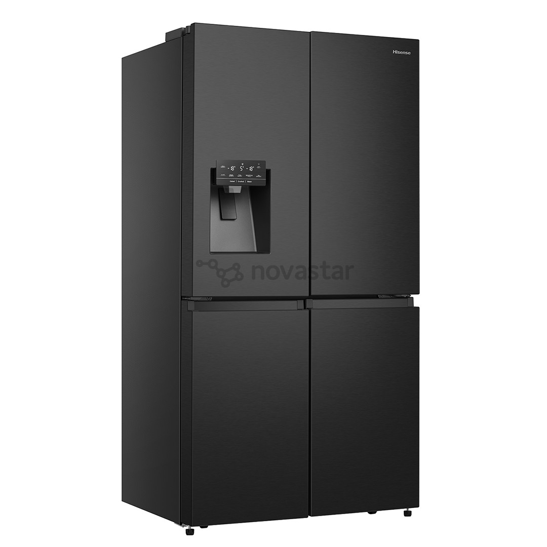 Hisense, Total NoFrost, 584 L, 179 cm, juodas - Šaldytuvas
