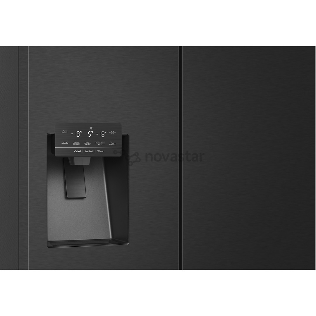 Hisense, Total NoFrost, 584 L, 179 cm, juodas - Šaldytuvas