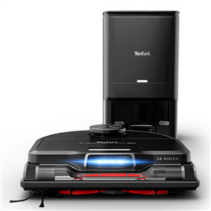 Tefal X-PLORER Serie 240+ AI, Animal & Allergy, juodas - Dulkių siurblys robotas