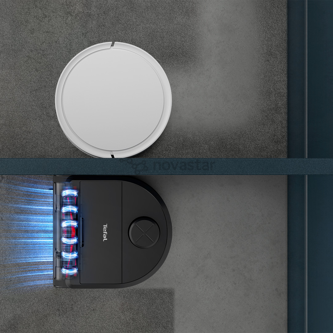 Tefal X-PLORER Serie 240+ AI, Animal & Allergy, juodas - Dulkių siurblys robotas