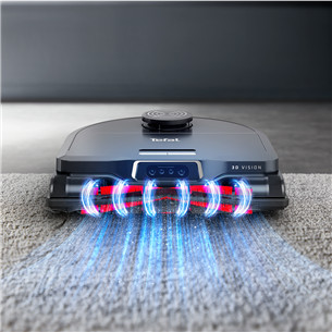 Tefal X-PLORER Serie 240+ AI, Animal & Allergy, juodas - Dulkių siurblys robotas