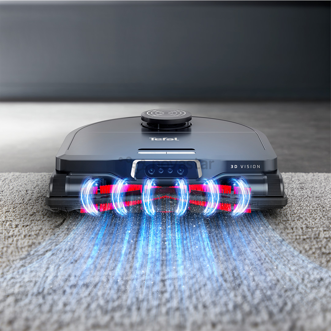 Tefal X-PLORER Serie 240+ AI, Animal & Allergy, juodas - Dulkių siurblys robotas