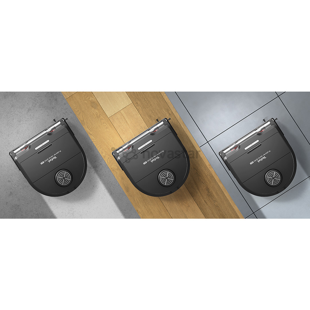 Tefal X-PLORER Serie 240+ AI, Animal & Allergy, juodas - Dulkių siurblys robotas
