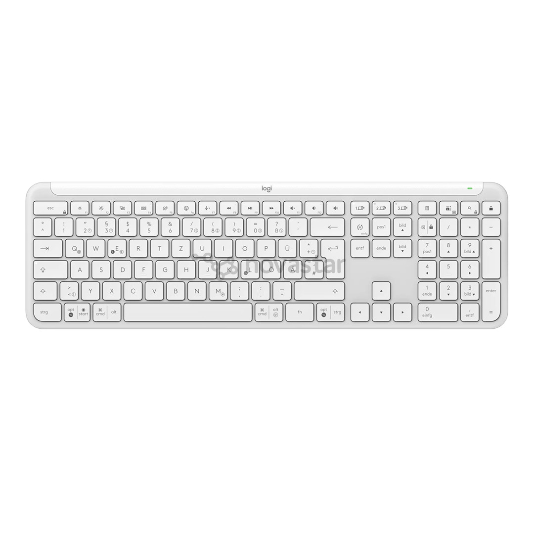Logitech Signature Slim K950, US, white - Wireless keyboard