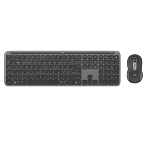 Logitech Signature Slim Combo MK950, SWE, juoda - Klaviatūra ir pelė 920-012488