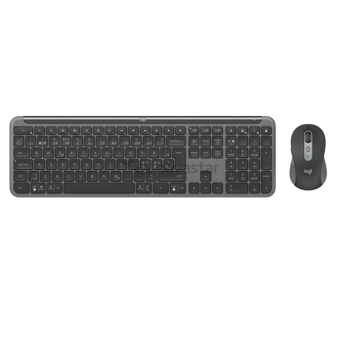 Logitech Signature Slim Combo MK950, SWE, juoda - Klaviatūra ir pelė