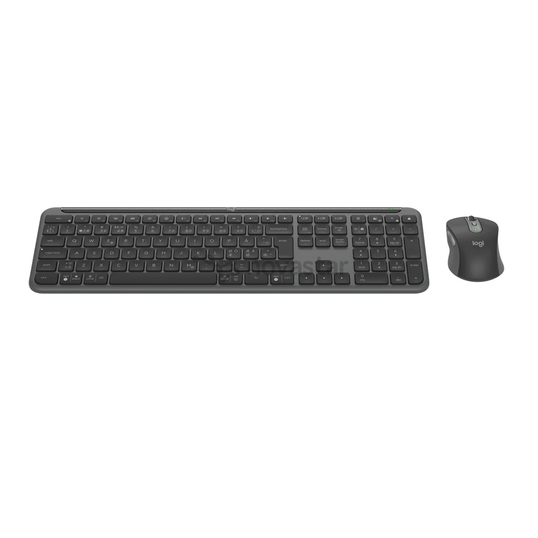 Logitech Signature Slim Combo MK950, SWE, juoda - Klaviatūra ir pelė