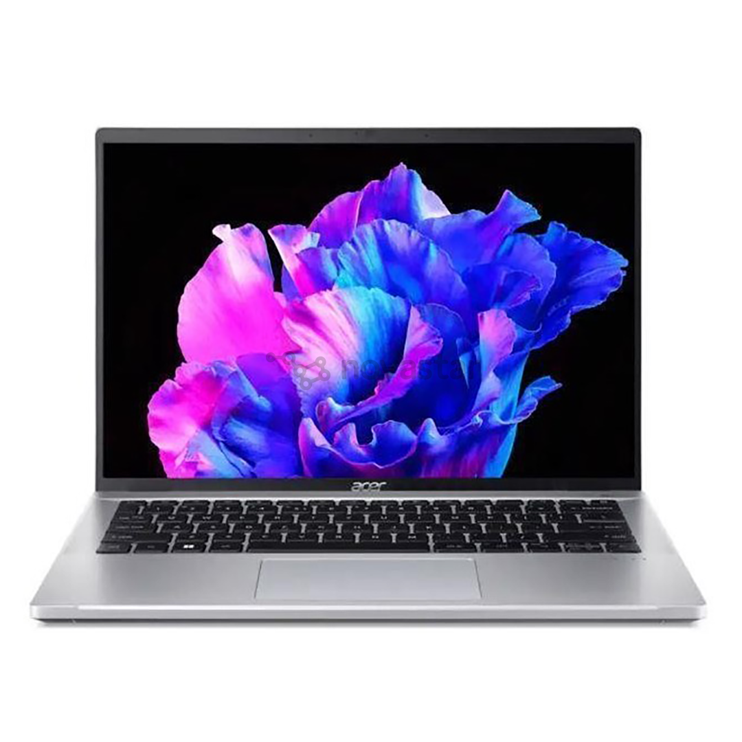 Acer Swift Go 14, 2.2K IPS, i5, 16 GB, 512 GB, SWE, sidabrinis - Nešiojamas kompiuteris