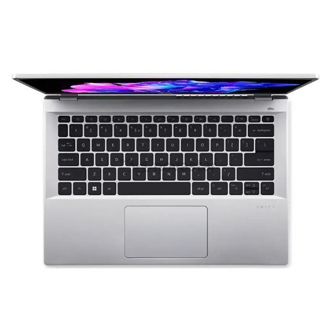Acer Swift Go 14, 2.2K IPS, i5, 16 GB, 512 GB, SWE, sidabrinis - Nešiojamas kompiuteris