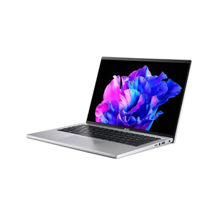 Acer Swift Go 14, 2.2K IPS, i5, 16 GB, 512 GB, SWE, sidabrinis - Nešiojamas kompiuteris