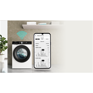 Hisense, 8 kg, depth 48 cm, 1400 rpm - Front load washing machine