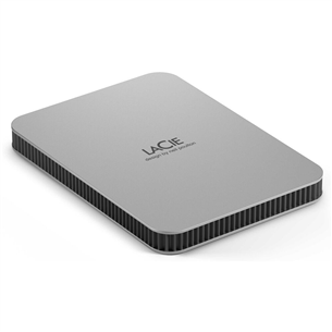 LaCie Mobile Drive, USB-C, 1 TB, pilkas - Išorinis kietasis diskas HDD STLP1000400