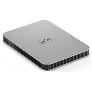 LaCie Mobile Drive, USB-C, 1 TB, pilkas - Išorinis kietasis diskas HDD