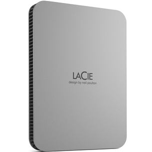 LaCie Mobile Drive, USB-C, 1 TB, pilkas - Išorinis kietasis diskas HDD