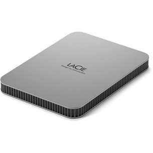 LaCie Mobile Drive, USB-C, 1 TB, pilkas - Išorinis kietasis diskas HDD