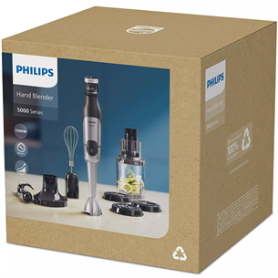 Philips 5000 Series, серый - Погружной блендер