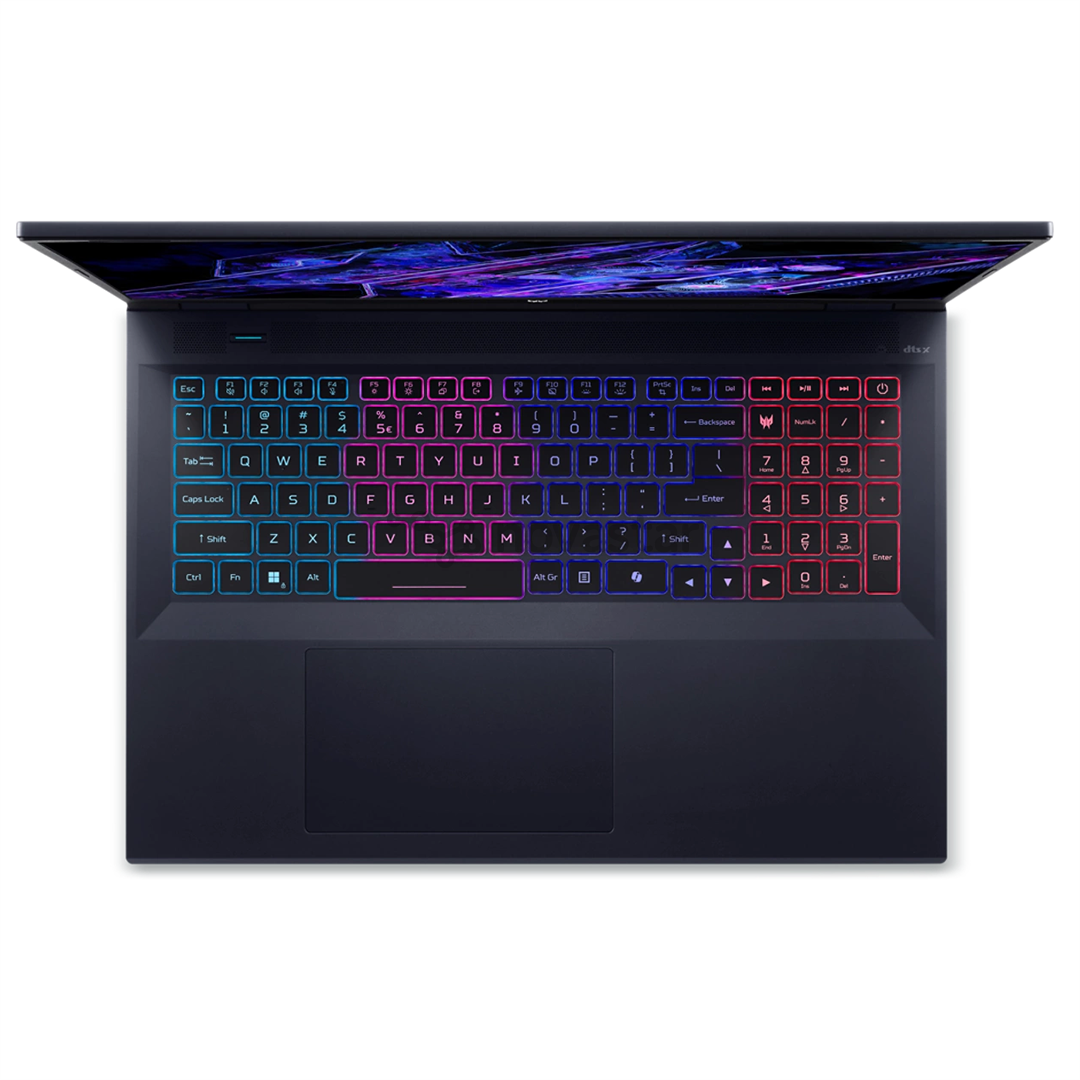 Acer Predator Helios Neo 18, 18'', WUXGA, 165 Hz, i7, 16 GB, 512 GB, RTX 4060, ENG, juodas - Nešiojamas kompiuteris