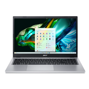 Acer Aspire 3, 15.6", Ryzen 5, 8 GB, 256 GB, SWE, pure silver - Notebook