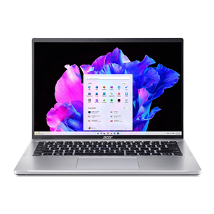 Acer Swift Go OLED, 14", 2.8K, i7, 16 GB, 1 TB, ENG, sidabrinis - Nešiojamas kompiuteris NX.KMZEL.002