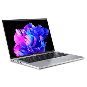 Acer Swift Go OLED, 14", 2.8K, i7, 16 GB, 1 TB, ENG, sidabrinis - Nešiojamas kompiuteris