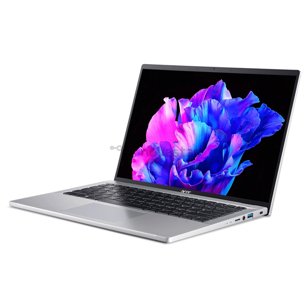 Nešiojamas kompiuteris Acer Swift Go OLED, 14", 2.8K, i7, 16 GB, 1 TB, ENG, sidabro spalvos
