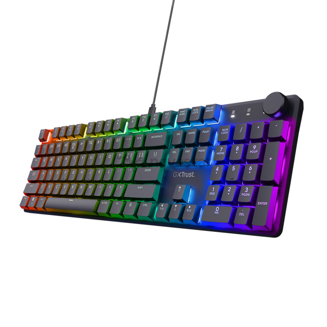 Trust GXT 866 Torix, US, black - Mechanical keyboard