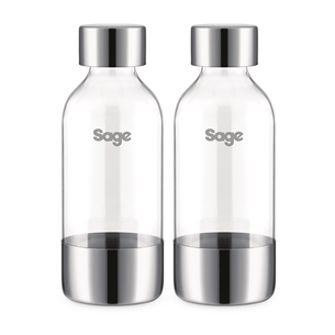 Sage the InFizz™, 0,6 L, 2 vnt. - Butelių rinkinys gazuotų gėrimų gaminimo aparatui
