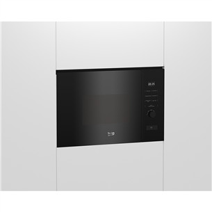 Beko, 20 L, 800 W, juoda - Įmontuojama mikrobangų krosnelė