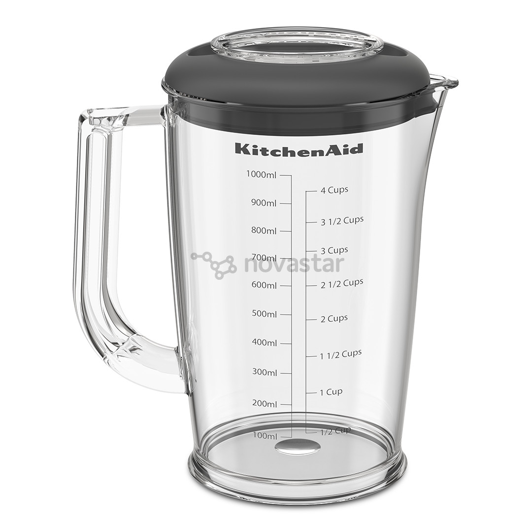 KitchenAid Go, su baterija, juodas - Trintuvas