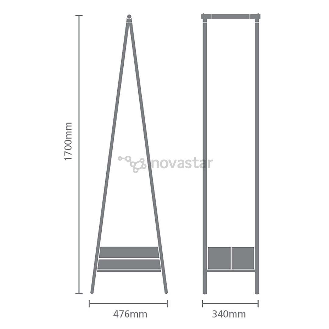 Brabantia Linn, Compact white - Clothes rack