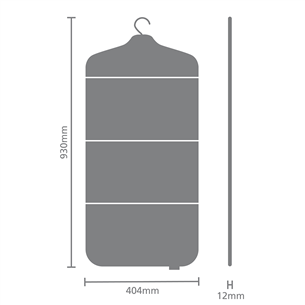 Brabantia, pilka - Lyginimo garais lenta