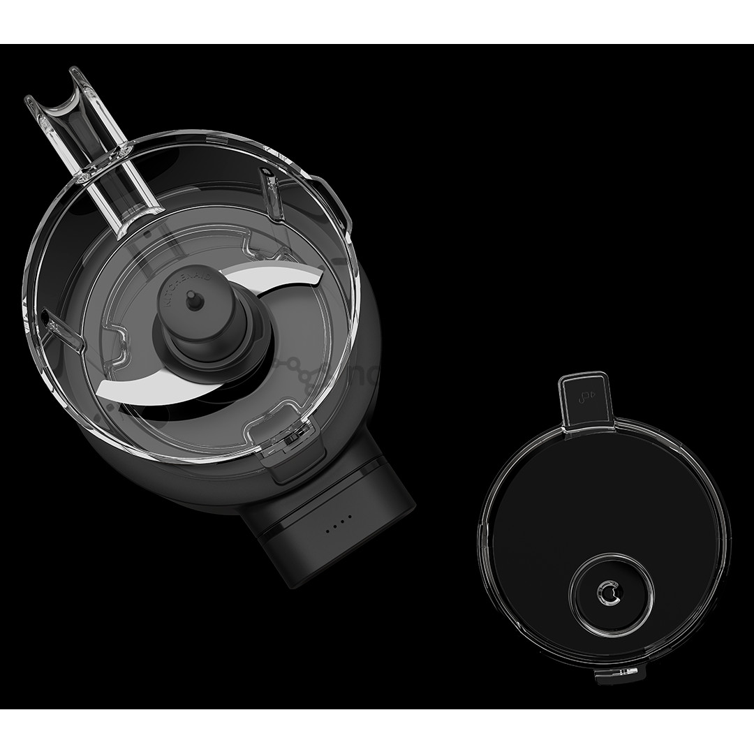 KitchenAid Go, be baterijos, juodas - Smulkintuvas