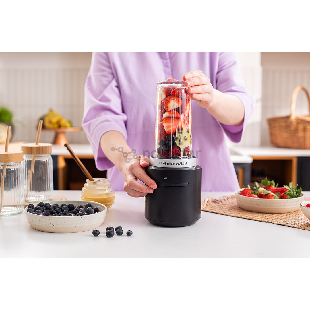 KitchenAid Go, without battery, matte black - Cordless mini blender
