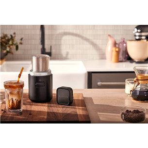 KitchenAid Go, su baterija, juoda - Kavamalė