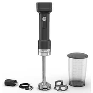 KitchenAid Go, su baterija, juodas - Trintuvas
