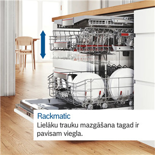 Bosch, Series 6, 14 komplektų talpa - Įmontuojama indaplovė