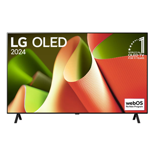 LG B4, 55", 4K UHD, OLED, black - TV