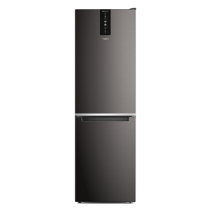 Whirlpool, NoFrost, 335 L, 192 cm, black - Free standing refrigerator W7X83TKS