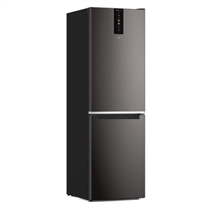 Whirlpool, NoFrost, 335 L, 192 cm, black - Free standing refrigerator