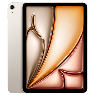 Apple iPad Air 11'' (2024), M2, 128 GB, WiFi, starlight - Planšetinis kompiuteris MUWE3HC/A