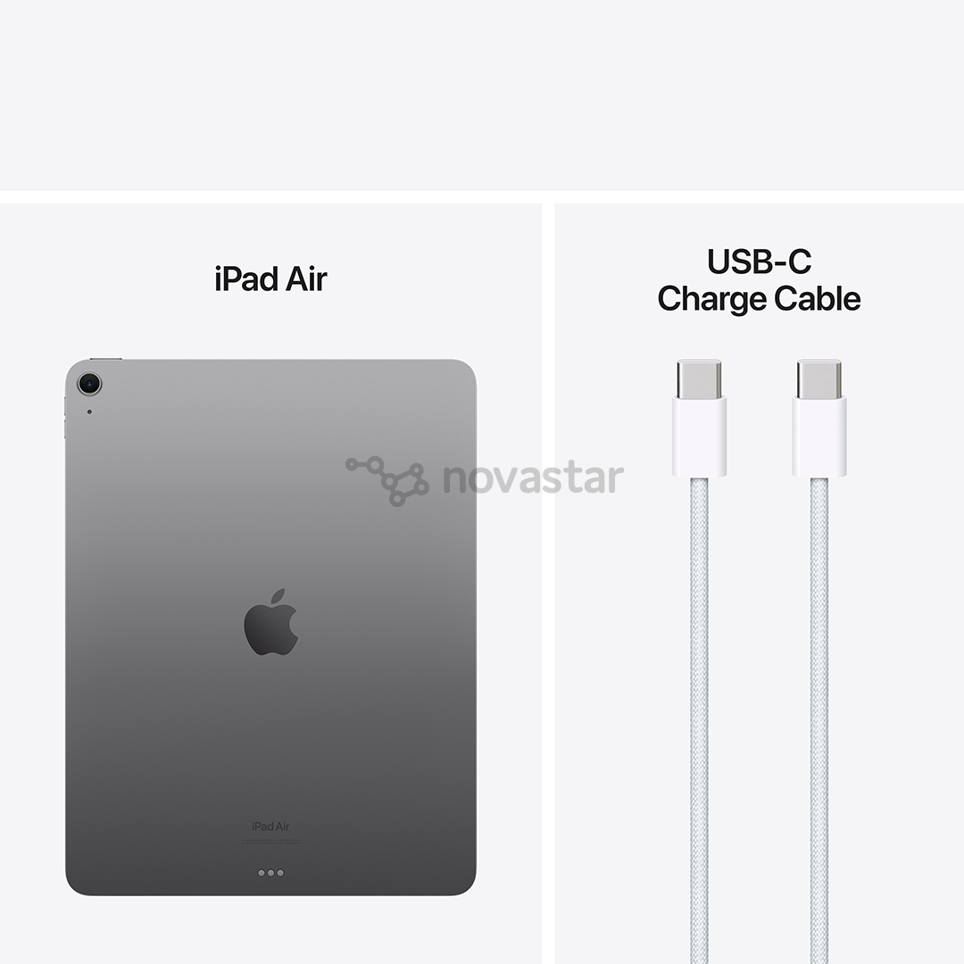 Apple iPad Air 13'' (2024), M2, 128 GB, WiFi, pilkas - Planšetinis kompiuteris