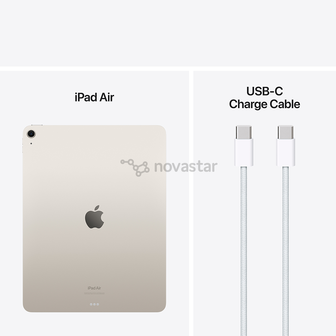 Apple iPad Air 13'' (2024), M2, 128 GB, WiFi, starlight - Tablet