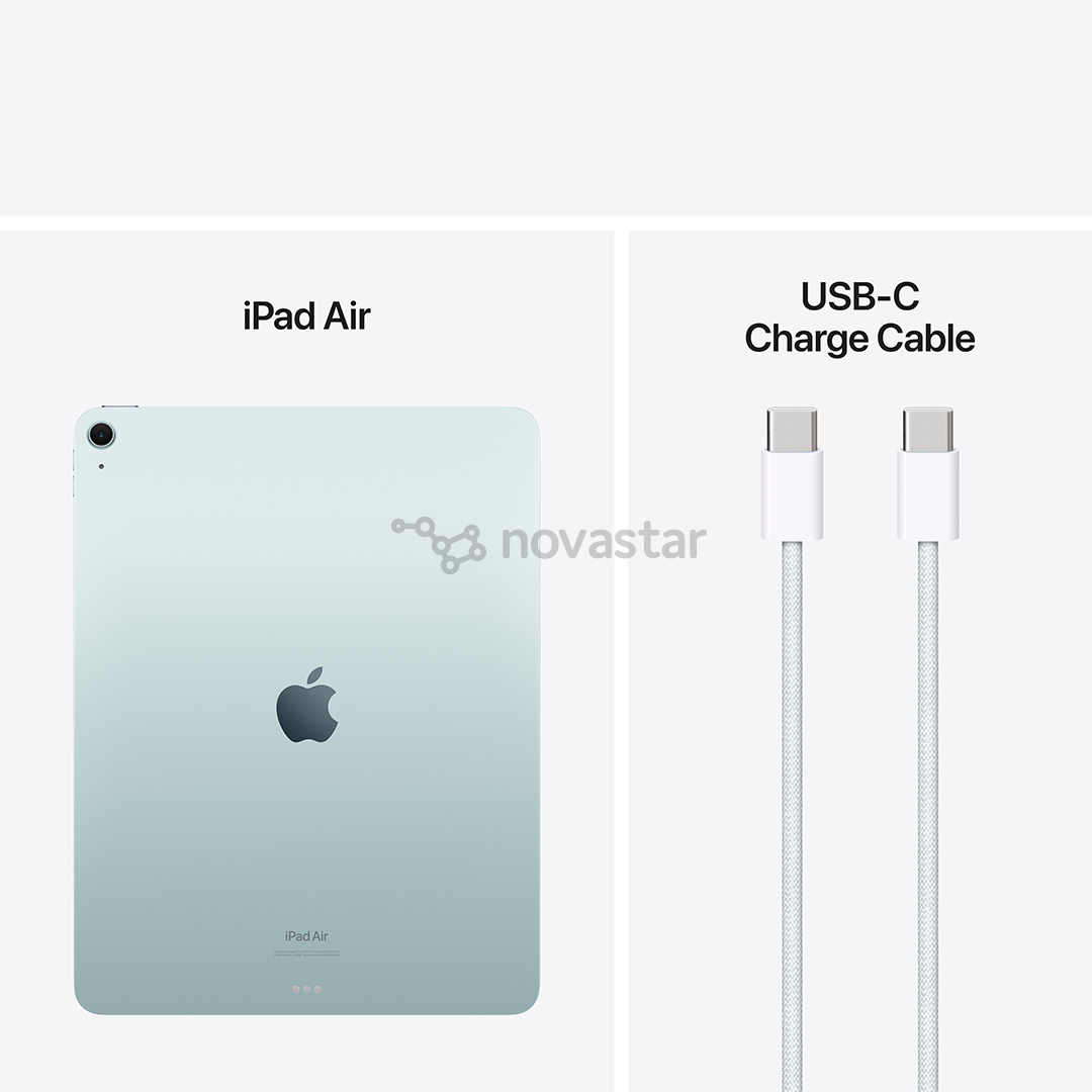 Apple iPad Air 13'' (2024), M2, 256 ГБ, WiFi, синий - Планшет