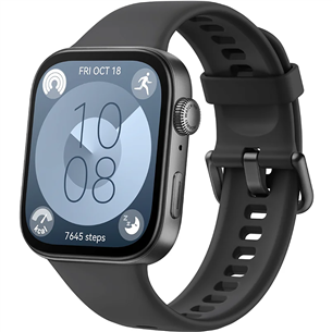Huawei Watch Fit 3, juodas - Išmanusis laikrodis 55020CEC