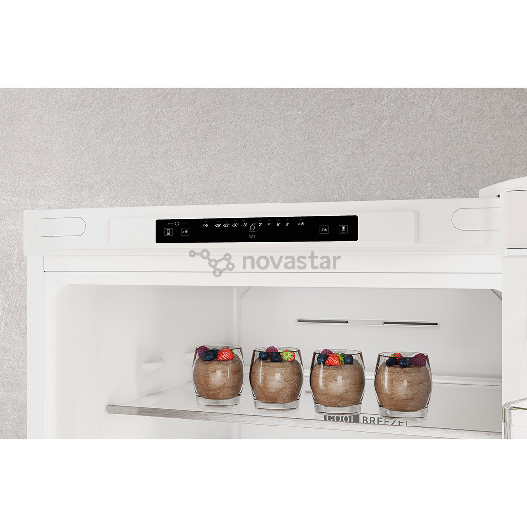 Whirlpool, NoFrost, 335 L, 192 cm, baltas - Šaldytuvas