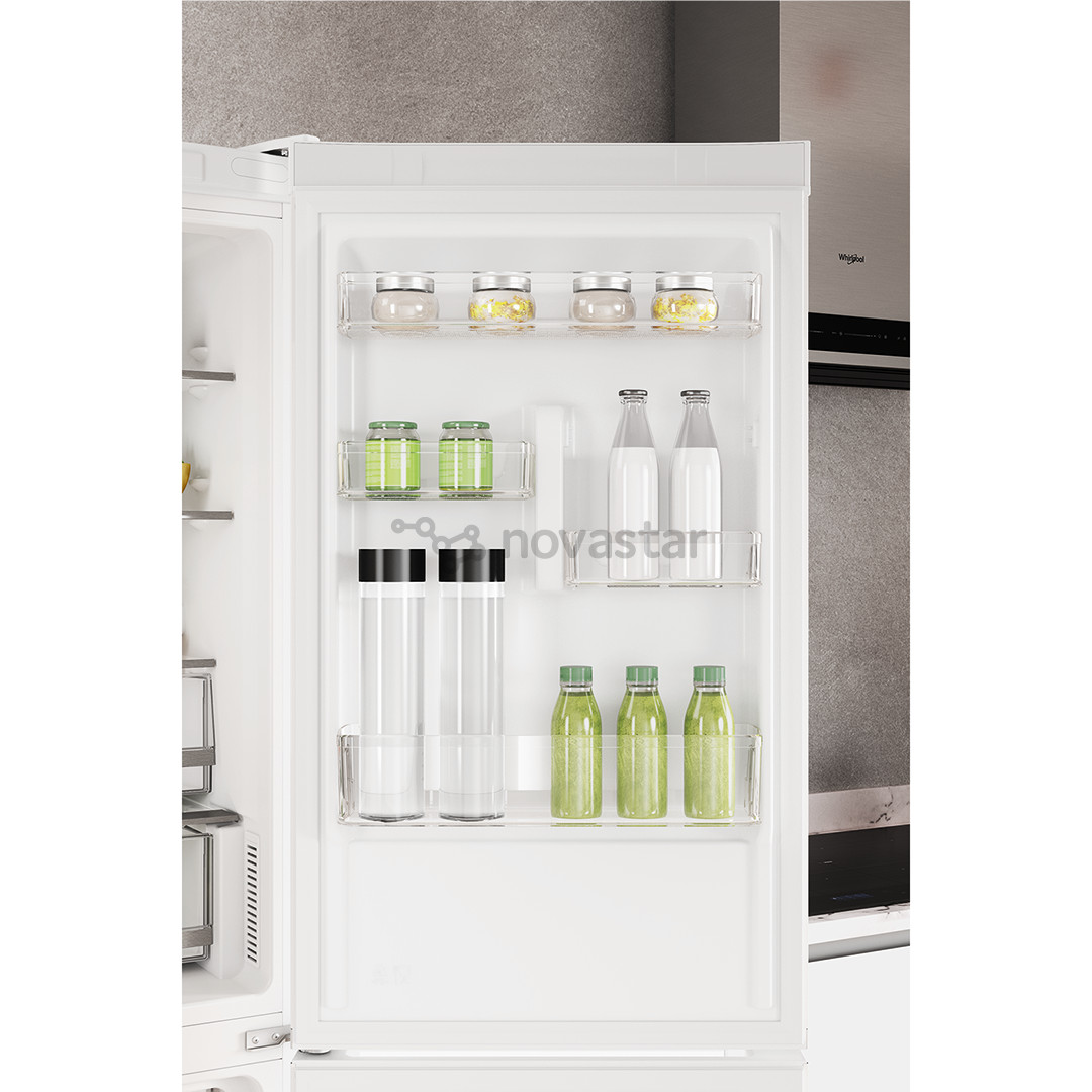 Whirlpool, NoFrost, 335 L, 192 cm, baltas - Šaldytuvas