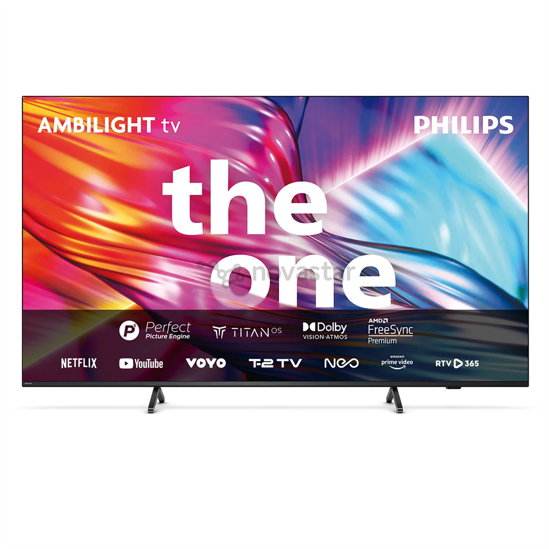Philips The One PUS8919, 75'', 4K UHD, LED LCD, juodas - Televizorius
