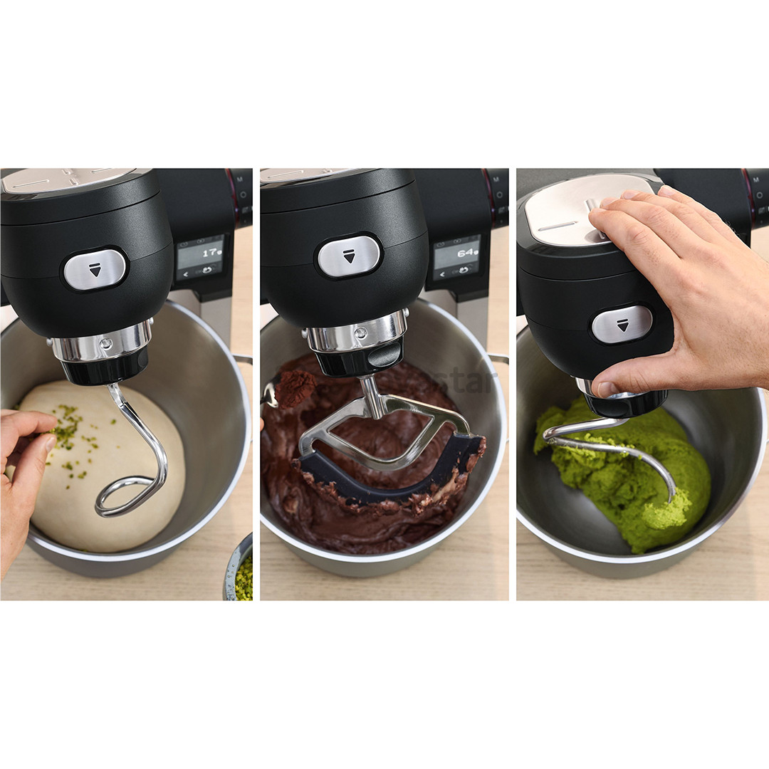 Bosch, Series 6, 1600 W, juodas - Virtuvinis kombainas