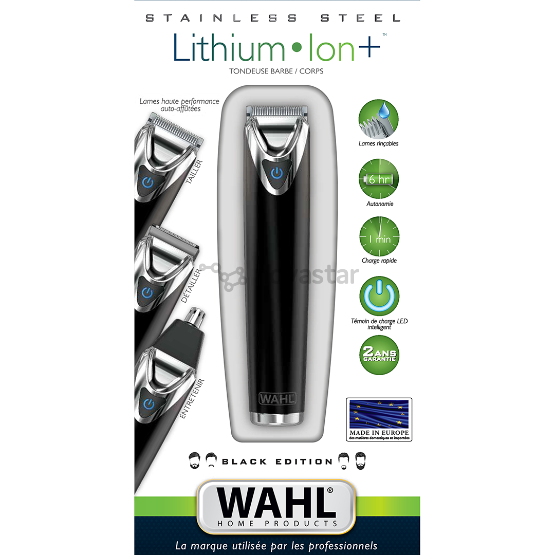 Wahl Lithium Ion+, черный - Триммер