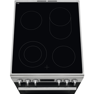 Electrolux, 58 L, inox - Freestanding Ceramic Cooker